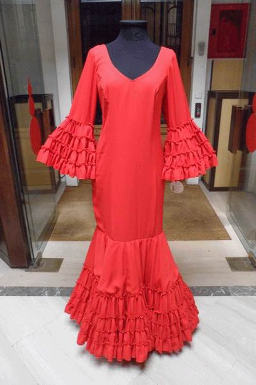 Outlet. Flamenca Dress Zambra RojoT.46